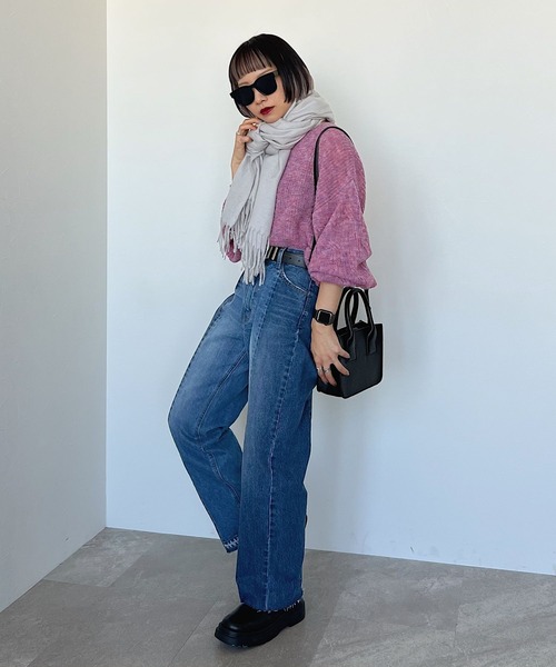 PAGEBOY（ページボーイ）の「パッチワークジーンズ（デニムパンツ