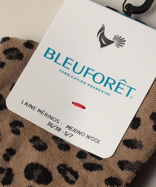 BLEU FORET(ブルーフォレ)の「<BLEU FORET> LEOPARD SK(ソックス/靴下・レディース・ベージュ/グレー・36/38)」の3枚目の写真