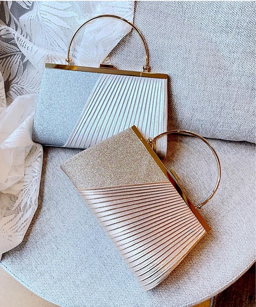 LOPASS（ロパス）の「パーティーバッグ 結婚式バッグ　クラッチバッグ（クラッチバッグ・レディース・ゴールド/シルバー・FREE）」の10枚目の写真