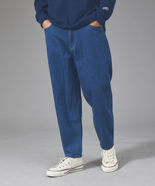 ABAHOUSE GRAY（アバハウスグレイ）の「バルーン デニム パンツ（デニムパンツ・メンズ・ネイビー/アイボリー/ダークネイビー・44/46/48）」の2枚目の写真