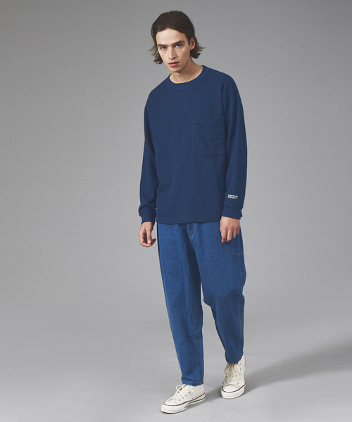 ABAHOUSE GRAY（アバハウスグレイ）の「バルーン デニム パンツ（デニムパンツ・メンズ・ネイビー/アイボリー/ダークネイビー・44/46/48）」の13枚目の写真