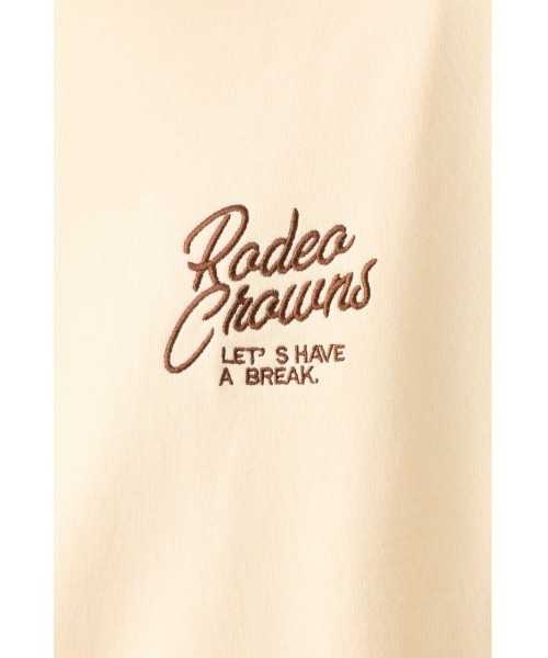 RODEO CROWNS WIDE BOWL（ロデオクラウンズワイドボウル）の「メンズコーデュロイアップリケスウェットトップス（スウェット・メンズ・ダークグリーン/ブラック/アイボリー・LARGE/MEDIUM）」の14枚目の写真