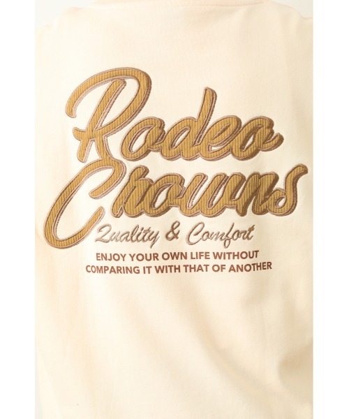 RODEO CROWNS WIDE BOWL（ロデオクラウンズワイドボウル）の「メンズコーデュロイアップリケスウェットトップス（スウェット・メンズ・ダークグリーン/ブラック/アイボリー・LARGE/MEDIUM）」の20枚目の写真