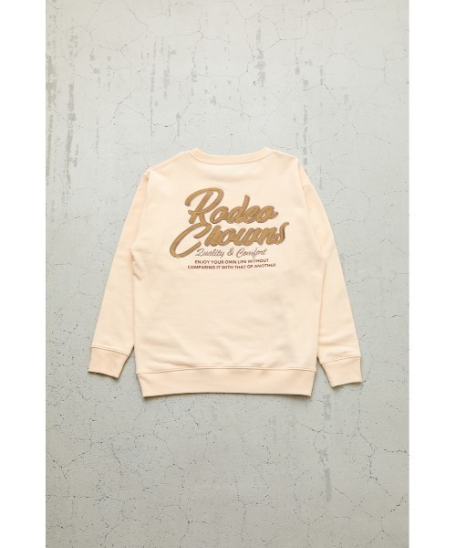 RODEO CROWNS WIDE BOWL（ロデオクラウンズワイドボウル）の「メンズコーデュロイアップリケスウェットトップス（スウェット・メンズ・ダークグリーン/ブラック/アイボリー・LARGE/MEDIUM）」の11枚目の写真