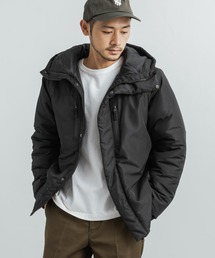 オーバーサイズ 配色切り替え中綿ジャケット ビッグシルエット