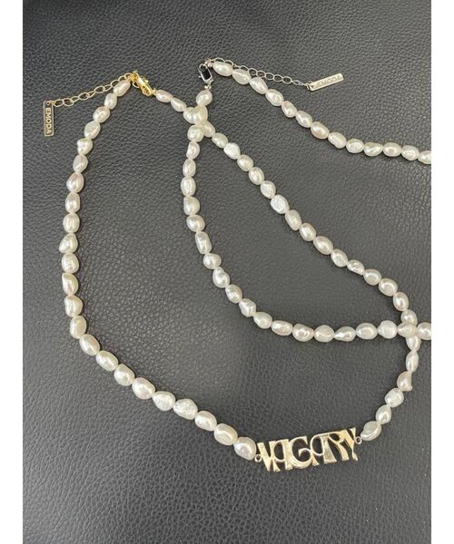 EMODA（エモダ）の「パールネックレス（ネックレス・レディース・シルバー/ゴールド・FREE）」の2枚目の写真