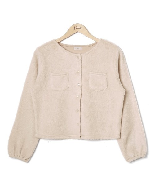 flower(フラワー)の「フラッフパフカーディガン(カーディガン/ボレロ・レディース・ホワイト/ベージュ・FREE)」の17枚目の写真