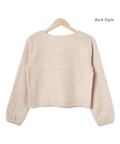 flower(フラワー)の「フラッフパフカーディガン(カーディガン/ボレロ・レディース・ホワイト/ベージュ・FREE)」の13枚目の写真