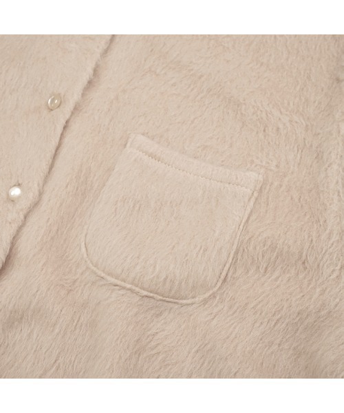 flower(フラワー)の「フラッフパフカーディガン(カーディガン/ボレロ・レディース・ホワイト/ベージュ・FREE)」の14枚目の写真