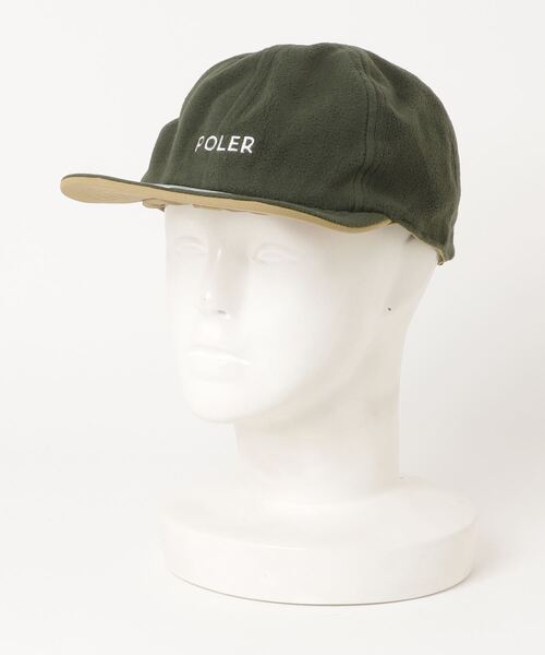 POLeR(ポーラー)の「POLeR/ポーラー REVERSIBLE FLEECE CAP リバーシブルフリースキャップ(キャップ・メンズ・ベージュ/オレンジ/ブラック/オリーブ系・F)」の9枚目の写真