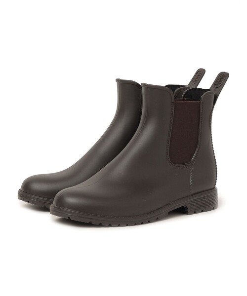 SHIPS（シップス）の「HAMON:PVC レイン ショートブーツ◇（レインシューズ・レディース・ブラウン/ブラック・36/37/38/39）」の9枚目の写真