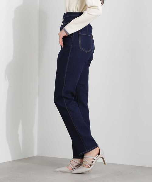 PROPORTION BODY DRESSING（プロポーションボディドレッシング）の「デニムテーパードパンツ / 1213130200（その他パンツ・レディース・ブルー/ダークネイビー・SMALL/MEDIUM）」の18枚目の写真
