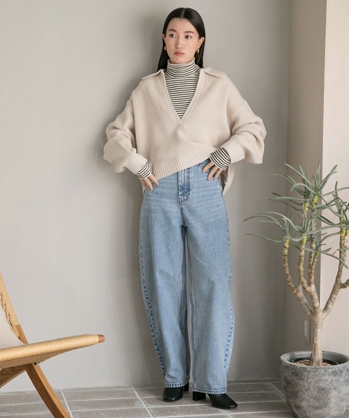 LOWRYS FARM(ローリーズファーム)の「CONEカーブデニムパンツ* 177910(デニムパンツ・レディース・ライトブルー/ブルー・MEDIUM/LARGE)」の18枚目の写真