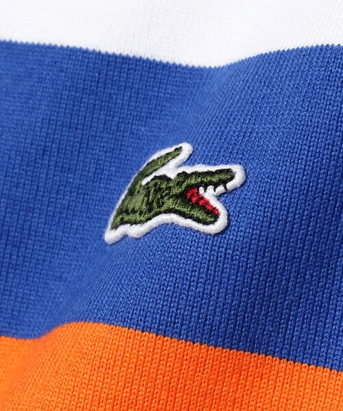 LACOSTE(ラコステ)の「LACOSTE for BEAMS / 別注 ボーダー Tシャツ(Tシャツ/カットソー・メンズ・ホワイト系その他/グリーン系その他/ネイビー系・2/3/4/5/6)」の22枚目の写真