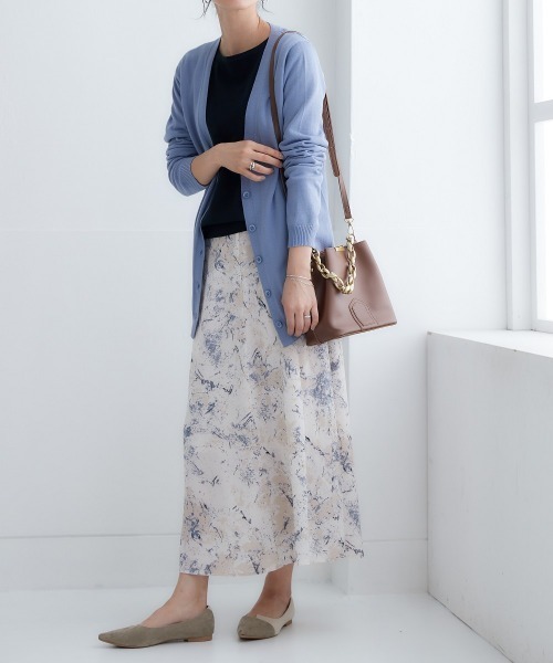 nissen（ニッセン）の「【販売終了】洗えるＵＶカット綿１００％ボートネックニット（ニット/セーター・レディース・オフホワイト/ライトベージュ/杢グレー/ブラック/ピンク系/ラベンダー/ブルー/グリーン・L/M/LL/S）」の20枚目の写真