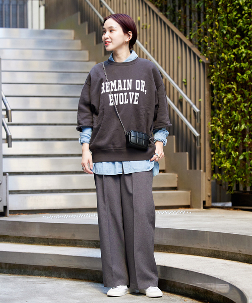 JOURNAL STANDARD ワイドスリーブロゴスウェット JOURNAL STANDARD（ジャーナルスタンダード）の「ワイドスリーブ