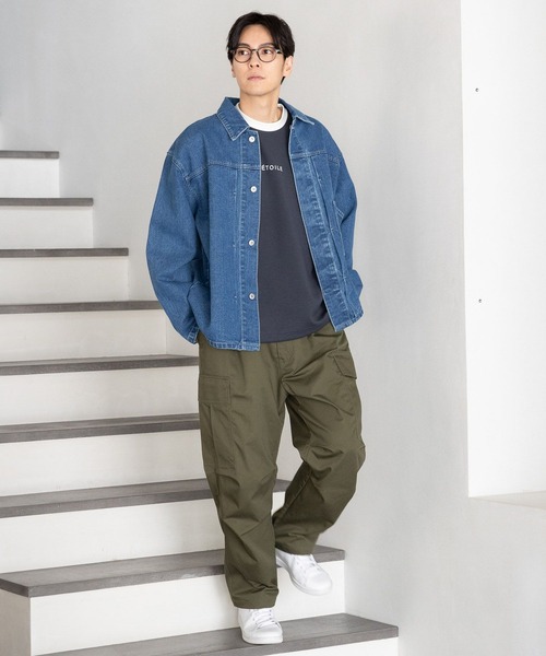 LAKOLE(ラコレ)の「TCワイドカーゴパンツ / 179020(その他パンツ・メンズ・オリーブ/ブラック・SMALL/MEDIUM/X-LARGE/LARGE)」の12枚目の写真