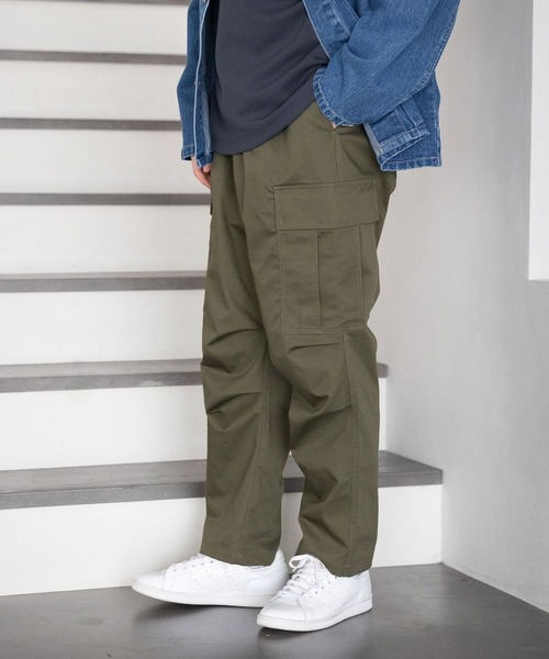 LAKOLE(ラコレ)の「TCワイドカーゴパンツ / 179020(その他パンツ・メンズ・オリーブ/ブラック・SMALL/MEDIUM/X-LARGE/LARGE)」の10枚目の写真
