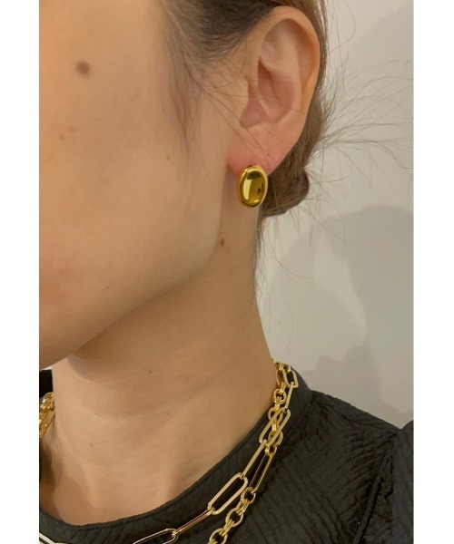 mou(モウ)の「S925 Concave round pierce(ピアス(両耳用)・レディース・ゴールド/シルバー・FREE)」の10枚目の写真