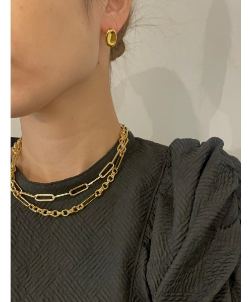 mou(モウ)の「S925 Concave round pierce(ピアス(両耳用)・レディース・ゴールド/シルバー・FREE)」の9枚目の写真
