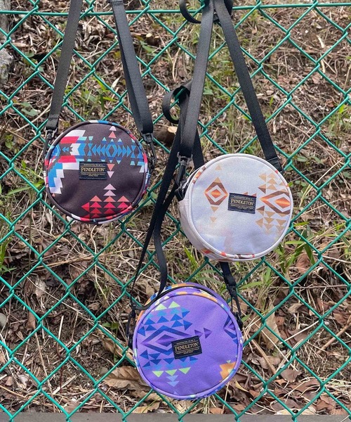 PENDLETON(ペンドルトン)の「【 PENDLETON / ペンドルトン 】ラウンドミニショルダーバッグ ROUND MINI SHOULDERBAG(ショルダーバッグ・レディース・オフホワイト/ブラック/ラベンダー・FREE)」の6枚目の写真