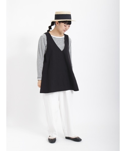 Samansa Mos2（サマンサ モスモス）の「イージーツイルパンツ（その他パンツ・レディース・オフホワイト・ﾌﾘ-）」の10枚目の写真