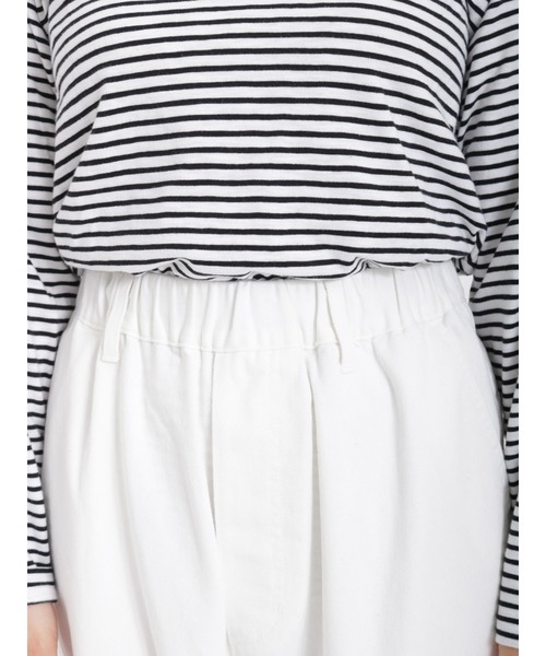 Samansa Mos2（サマンサ モスモス）の「イージーツイルパンツ（その他パンツ・レディース・オフホワイト・ﾌﾘ-）」の15枚目の写真