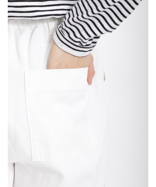 Samansa Mos2（サマンサ モスモス）の「イージーツイルパンツ（その他パンツ・レディース・オフホワイト・ﾌﾘ-）」の17枚目の写真