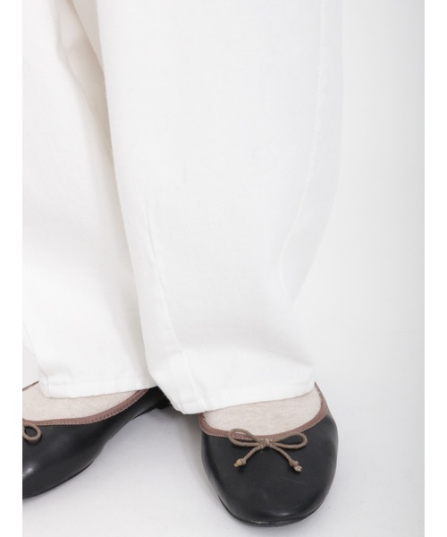 Samansa Mos2（サマンサ モスモス）の「イージーツイルパンツ（その他パンツ・レディース・オフホワイト・ﾌﾘ-）」の18枚目の写真