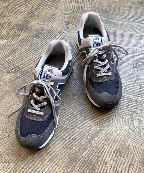 NEW BALANCE（ニューバランス）の「【NEW BALANCE】 ニューバランス ML574 スニーカー ユニセックス（スニーカー・メンズ・ブラック×ゴールド/グレー/ベージュ・8/8h/5/5h/6/6h/7/7h/9h/9/10/10h/4h）」の12枚目の写真