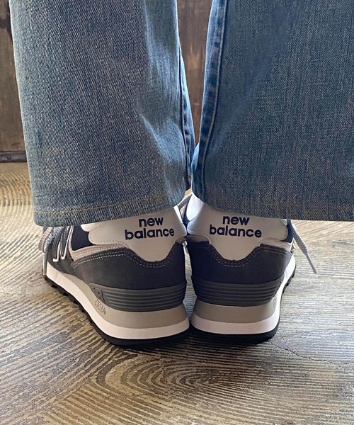 NEW BALANCE（ニューバランス）の「【NEW BALANCE】 ニューバランス ML574 スニーカー ユニセックス（スニーカー・メンズ・ブラック×ゴールド/グレー/ベージュ・8/8h/5/5h/6/6h/7/7h/9h/9/10/10h/4h）」の15枚目の写真