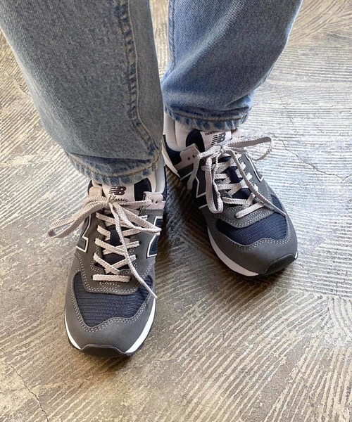 NEW BALANCE（ニューバランス）の「【NEW BALANCE】 ニューバランス ML574 スニーカー ユニセックス（スニーカー・メンズ・ブラック×ゴールド/グレー/ベージュ・8/8h/5/5h/6/6h/7/7h/9h/9/10/10h/4h）」の17枚目の写真