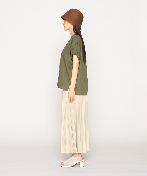 COMME CA ISM(コムサイズム)の「オーバーブラウス(シャツ/ブラウス・レディース・カーキ/アイボリー・MEDIUM/LARGE)」の10枚目の写真