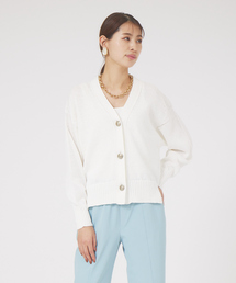 qualite | ギマコットンニットカーディガン(カーディガン/ボレロ)