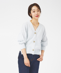 qualite | ギマコットンニットカーディガン(カーディガン/ボレロ)