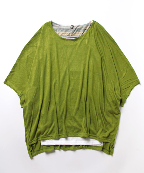 チャイハネ(チャイハネ)の「【チャイハネ】ナドリ刺繍入りMEN'Sトップス&インナータンク付き2点セット(アンサンブル・メンズ・ブルー/ベージュ/チャコール/グリーン/ライトベージュ/パープル・FREE)」の4枚目の写真