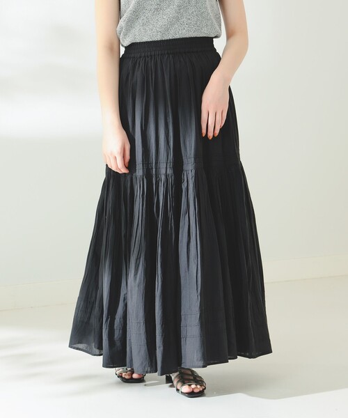 B:MING by BEAMS（ビーミングバイビームス）の「B:MING by BEAMS / インド ティアード スカート（スカート・レディース・ピンク/ライトグリーン/オフホワイト/ブラック・SMALL/MEDIUM）」の14枚目の写真