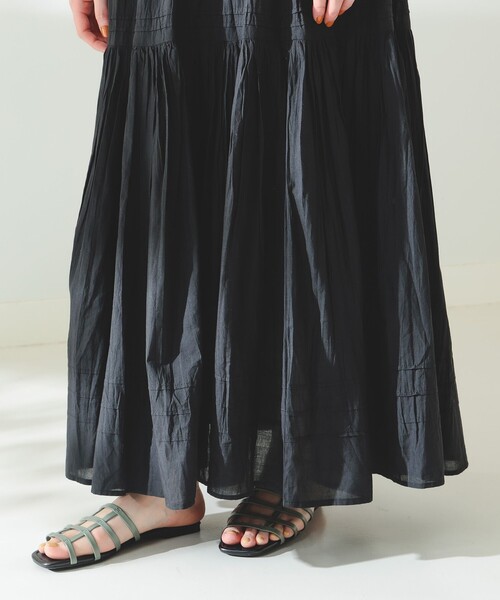 B:MING by BEAMS（ビーミングバイビームス）の「B:MING by BEAMS / インド ティアード スカート（スカート・レディース・ピンク/ライトグリーン/オフホワイト/ブラック・SMALL/MEDIUM）」の18枚目の写真