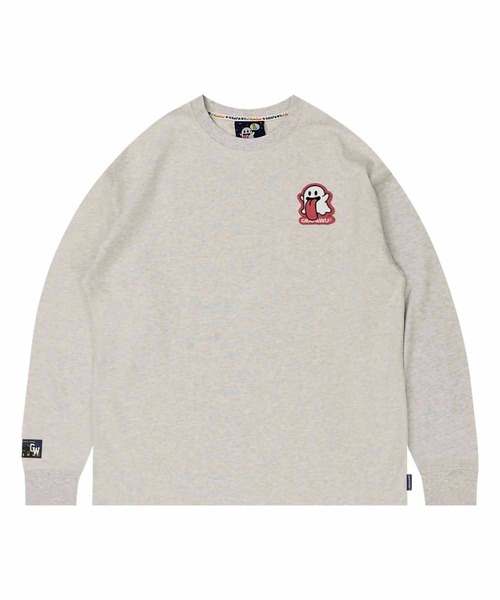 JACKROSE（ジャックローズ）の「GRAF&WU-１ロゴ.LSTEE/グラフアンドウー（Tシャツ/カットソー・メンズ・キナリ/ホワイト/ブラック・L/XL）」の3枚目の写真