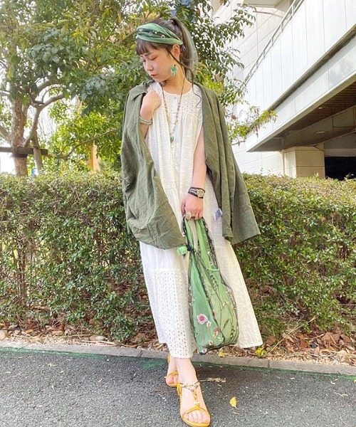 チャイハネ（チャイハネ）の「【チャイハネ】シュルリバッグ（トートバッグ・レディース・ピンク/グリーン/パープル・FREE）」の11枚目の写真