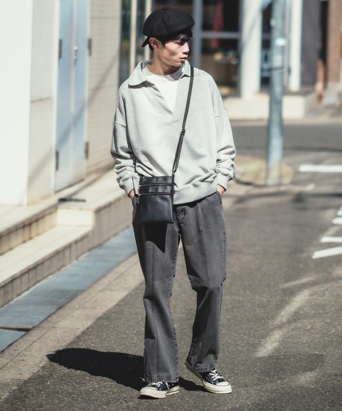 improves（インプローブス）の「デニム ピンタック フレアパンツ（デニムパンツ・メンズ・インディゴブルー/ブラック/ライトブルー/ライトブラック/ケミカルウォッシュ・LARGE/MEDIUM）」の14枚目の写真