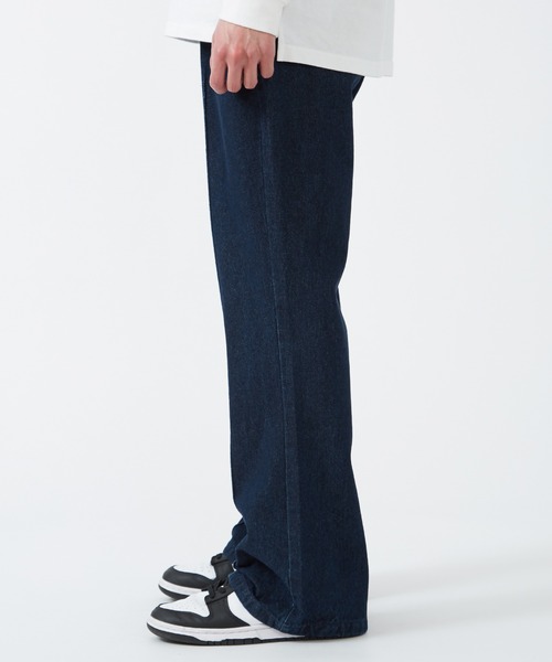 improves（インプローブス）の「デニム ピンタック フレアパンツ（デニムパンツ・メンズ・インディゴブルー/ブラック/ライトブルー/ライトブラック/ケミカルウォッシュ・LARGE/MEDIUM）」の8枚目の写真