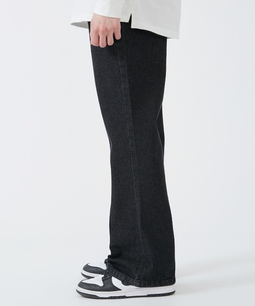 improves（インプローブス）の「デニム ピンタック フレアパンツ（デニムパンツ・メンズ・インディゴブルー/ブラック/ライトブルー/ライトブラック/ケミカルウォッシュ・LARGE/MEDIUM）」の15枚目の写真