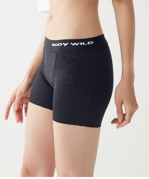BODY WILD(ボディーワイルド)の「BODY WILD/ボディワイルド ラッセルレース セミロングボクサーパンツ ジェンダーニュートラル バタフライ柄(ボクサーパンツ・メンズ・ブラック/ダークブルー/レッド系その他・LARGE/MEDIUM/SMALL)」の11枚目の写真