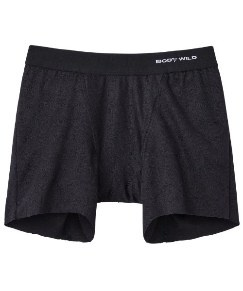 BODY WILD(ボディーワイルド)の「BODY WILD/ボディワイルド ラッセルレース セミロングボクサーパンツ ジェンダーニュートラル バタフライ柄(ボクサーパンツ・メンズ・ブラック/ダークブルー/レッド系その他・LARGE/MEDIUM/SMALL)」の6枚目の写真
