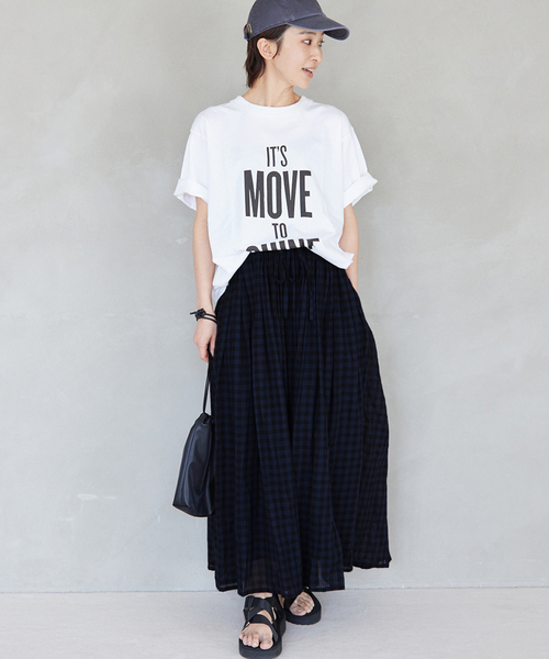 soil（ソイル）の「別注【SOIL/ソイル】*RELUME FANCY GINGAM EASY SK：スカート（スカート・レディース・ブルー/イエロー・2）」の12枚目の写真