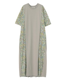 2023 美品ZUCCaズッカ☆LIBERTY PRINTドッキングワンピースM