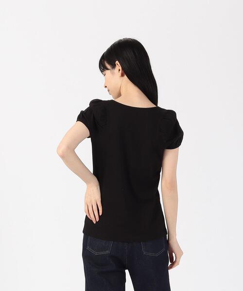 agnes b.（アニエスベー）の「WEB限定 SDF0 TS Tシャツ（Tシャツ/カットソー・レディース・ブラック・3/1/2）」の3枚目の写真