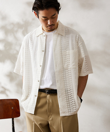 JOURNAL STANDARD relume | パターンレース オープンカラー半袖シャツ(シャツ/ブラウス)
