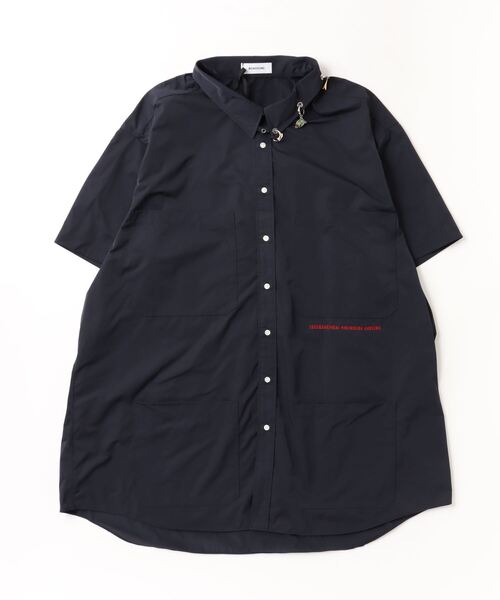 bodysong.(ボディソング)の「BODYSONG./ボディソング/別注LIMONTA BIG SS SHIRT(シャツ/ブラウス・メンズ・ネイビー・F)」の1枚目の写真